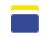 Snijplaat, ProfBoard, 3 stuks 34 cm geel-wit-blauw