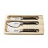 Laguiole Style de Vie Kaasmessen Set zwart in Giftbox
